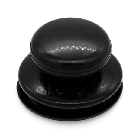 LOXX® "Pull-It-Up" Fastener Black Chrome Smooth Large Head Button Image 1