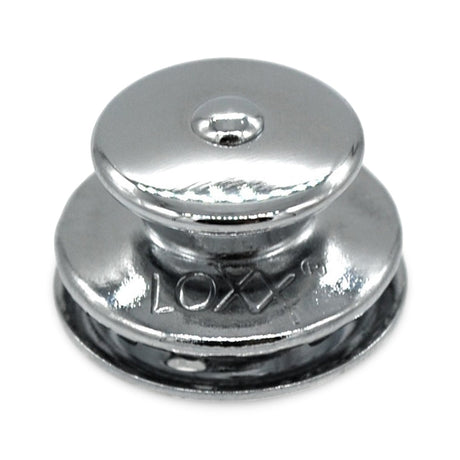 LOXX® "Pull-It-Up" Fastener Chrome-Plated Brass Large Head Button Image 1