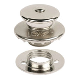 LOXX® "Pull-It-Up" Fastener Chrome-Plated Brass Large Head Button Image 2