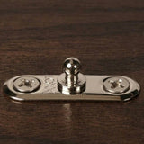 LOXX® "Pull-It-Up" Fastener Chrome-Plated Brass Oval Base Stud Image 2