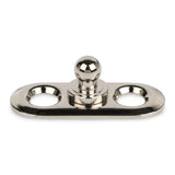 LOXX® "Pull-It-Up" Fastener Chrome-Plated Brass Oval Base Stud Image 1