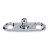 LOXX® "Pull-It-Up" Fastener Chrome-Plated Brass Oval Base Stud Image 3