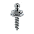 LOXX® "Pull-It-Up" Fastener Chrome-Plated Brass Wood Screw Stud Image 1