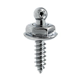 LOXX® "Pull-It-Up" Fastener Chrome-Plated Brass Wood Screw Stud Image 1