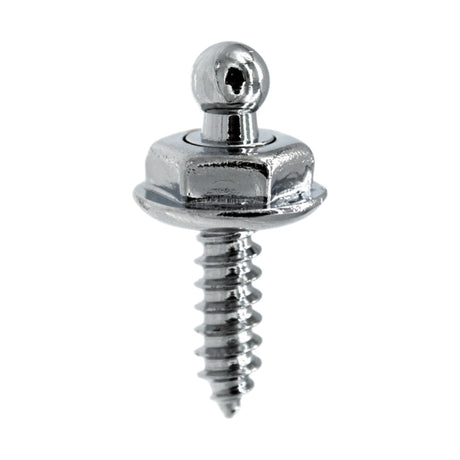 LOXX® "Pull-It-Up" Fastener Chrome-Plated Brass Wood Screw Stud Image 1