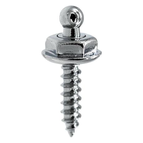 LOXX® "Pull-It-Up" Fastener Chrome-Plated Brass Wood Screw Stud Image 3