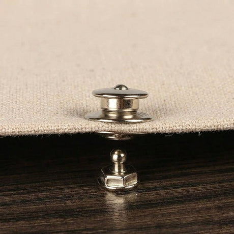 LOXX® "Pull-It-Up" Fastener Chrome-Plated Brass Wood Screw Stud Image 2