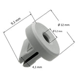 LOXX® "Pull-It-Up" Fastener Gray Plastic Track Slider Image 3
