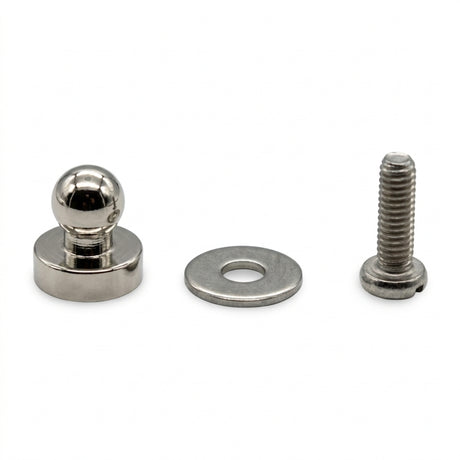 LOXX® "Pull-It-Up" Fastener Nickel-Plated Brass Ball Stud Image 1