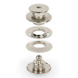 LOXX® "Pull-It-Up" Fastener Nickel-Plated Brass Canvas-to-Canvas Set Image 1