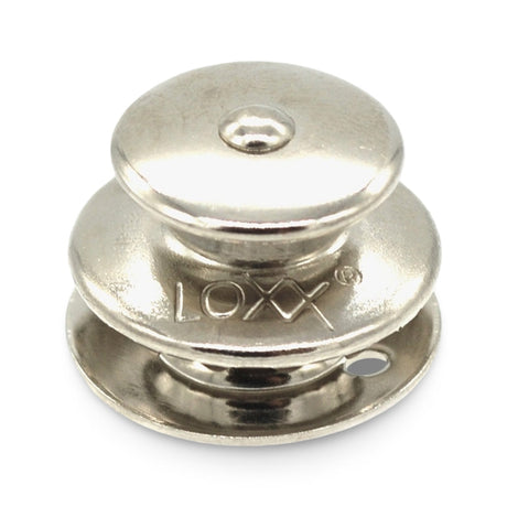 LOXX® "Pull-It-Up" Fastener Nickel-Plated Brass Large Head Button Image 1