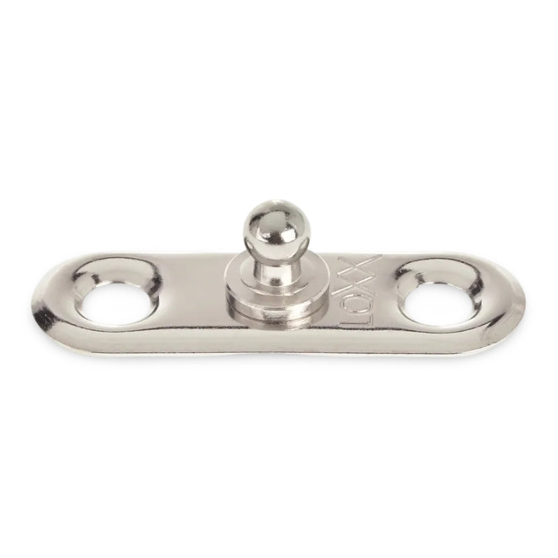 LOXX® "Pull-It-Up" Fastener Nickel-Plated Brass Oval Base Stud Image 3