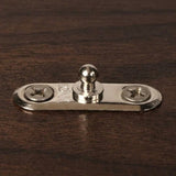 LOXX® "Pull-It-Up" Fastener Nickel-Plated Brass Oval Base Stud Image 2