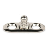 LOXX® "Pull-It-Up" Fastener Nickel-Plated Brass Oval Base Stud Image 1