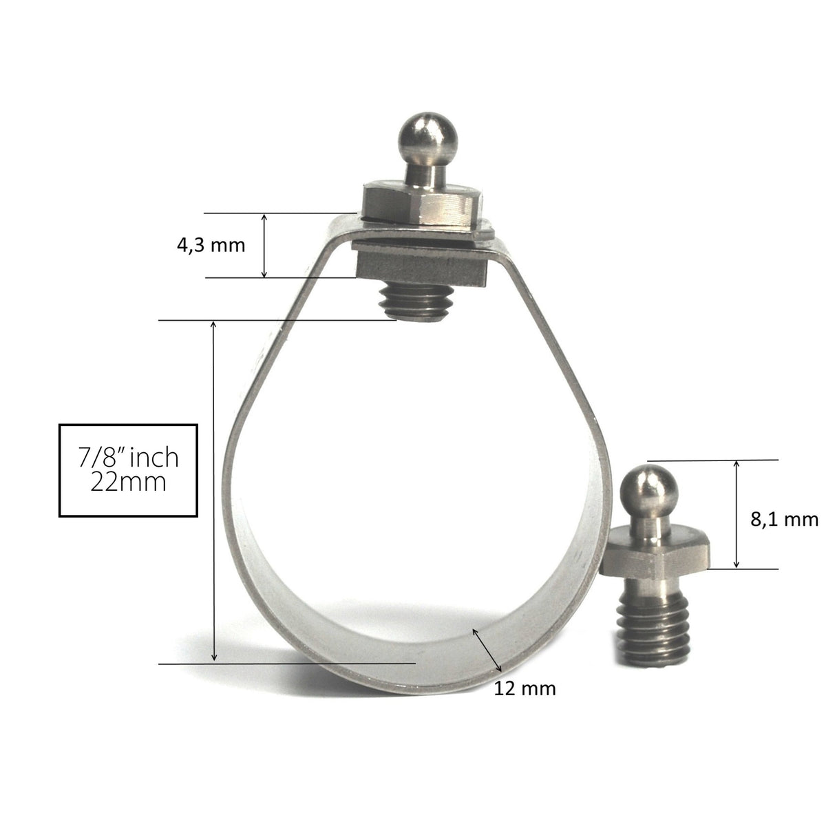 LOXX® "Pull-It-Up" Fastener Pipe Clamp Stud Image 3