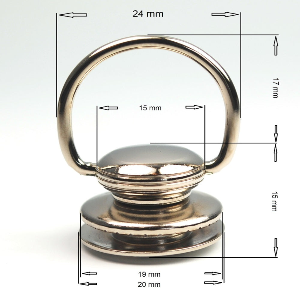 LOXX® "Pull-It-Up" Fastener Ring Pull Head Button Image 2