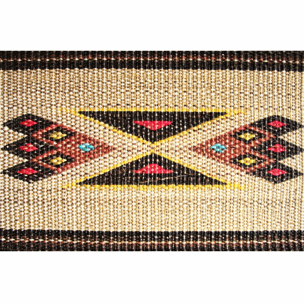 "Navajo Pattern" Polyester Jacquard Webbing (1.75 mm) Image 1