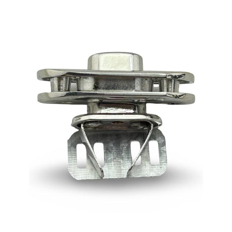 Nickel-Plated Brass Twist-Lock 4-Piece Bag Fastener Set Image 2