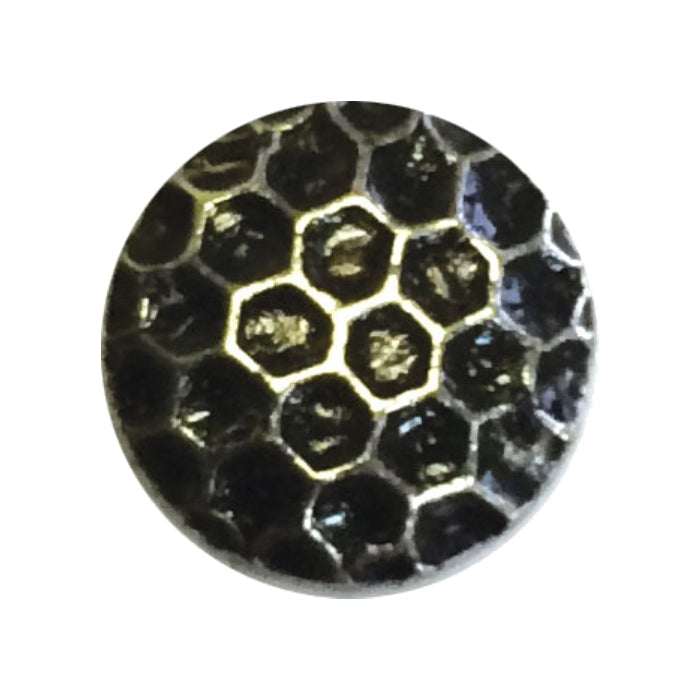 No. 7210-OSLR 1/2 7/16" Honey Comb Old Silver Lacquered Rolled Nail Image 1