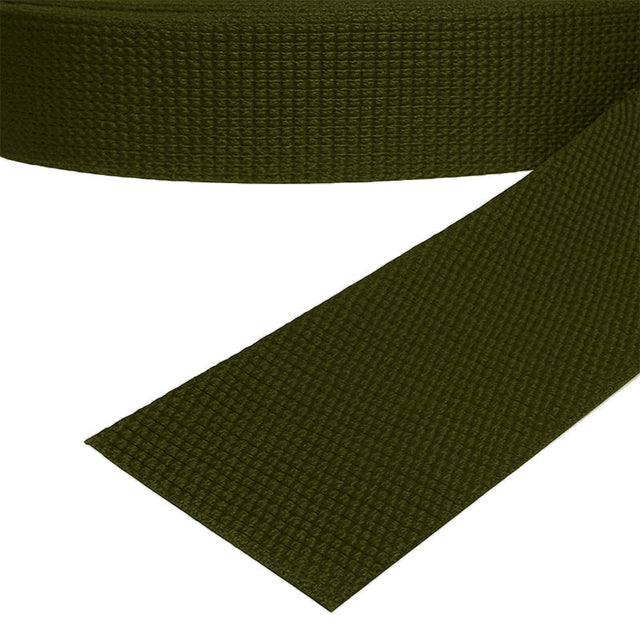 Olive Nylon Webbing (1.1 mm) Image 1