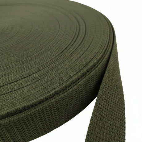 Olive Polypropylene Webbing (1.35 mm) Image 1