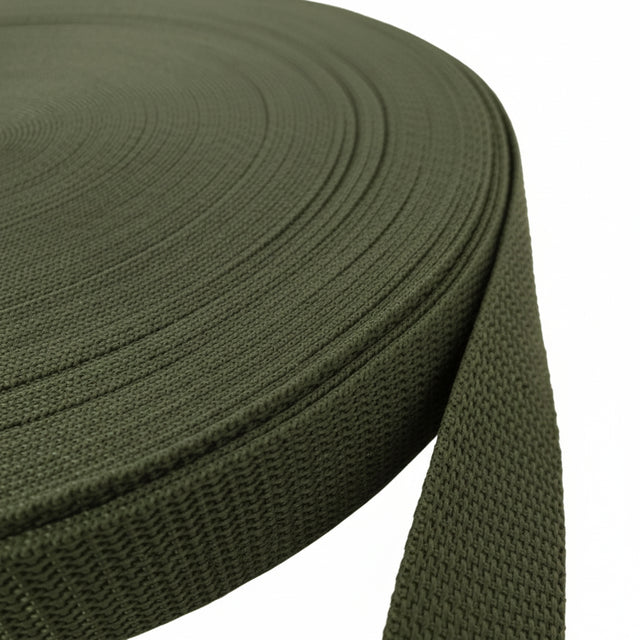 Olive Polypropylene Webbing (1.35 mm) Image 1