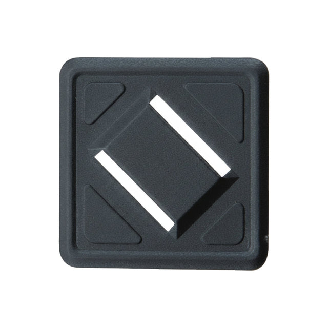 PD 712 1" Black PVC "Pig Snout" Lash Tab Image 1