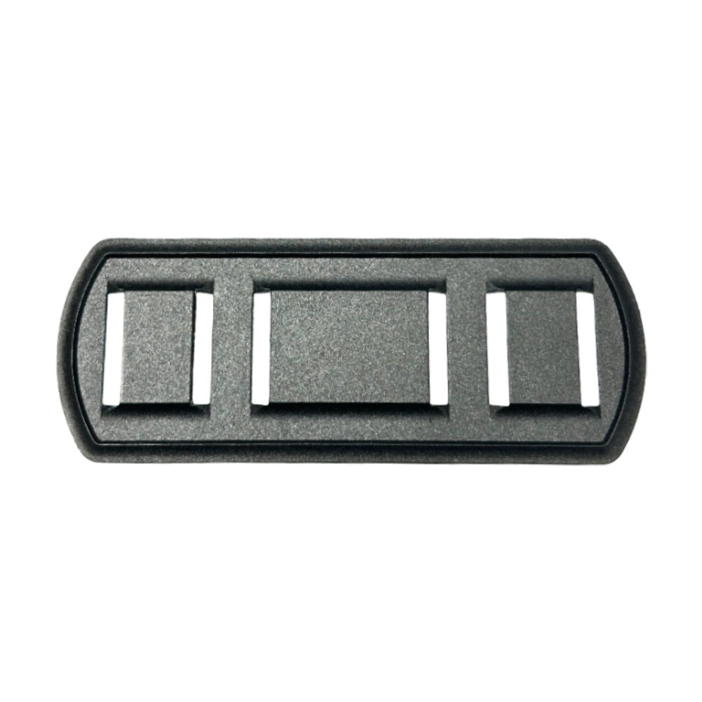PD 714 1" Black PVC Lash Tab Image 1