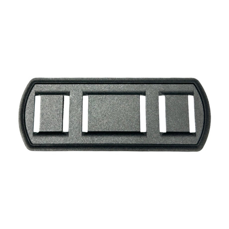 PD 714 1" Black PVC Lash Tab Image 1