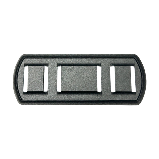 PD 714 1" Black PVC Lash Tab Image 1