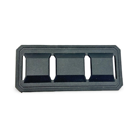 PD 718 1" Black PVC Lash Tab Image 1