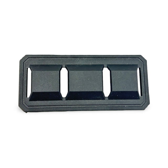 PD 718 1" Black PVC Lash Tab Image 1