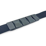 PD 719 1-1/2" Heavy-Duty Black PVC Shoulder Strap Pad Image 2