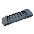 PD 722 2" Heavy-Duty Black PVC Shoulder Strap Pad Image 1