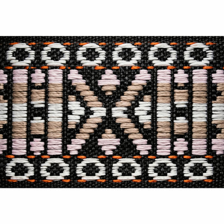 "Pink Track" Polyester Jacquard Webbing (1.75 mm) Image 1