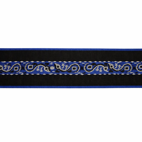 "Royal Gecko" Polyester Tubular Jacquard Webbing Image 2