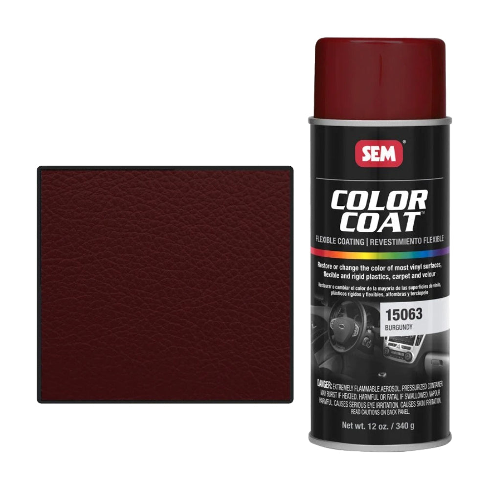 SEM® Color Coat™ Burgundy Vinyl Paint (15063) [12 oz] Image 1
