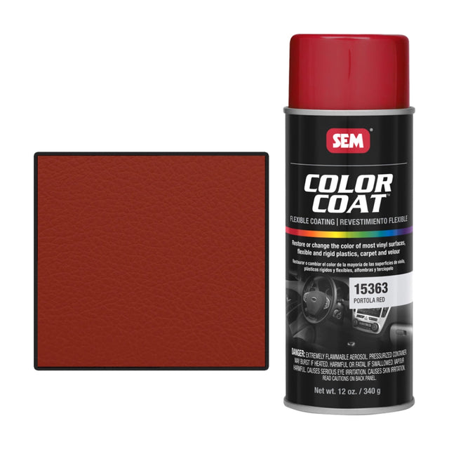 SEM® Color Coat™ Portola Red Vinyl Paint (15363) [12 oz] Image 1