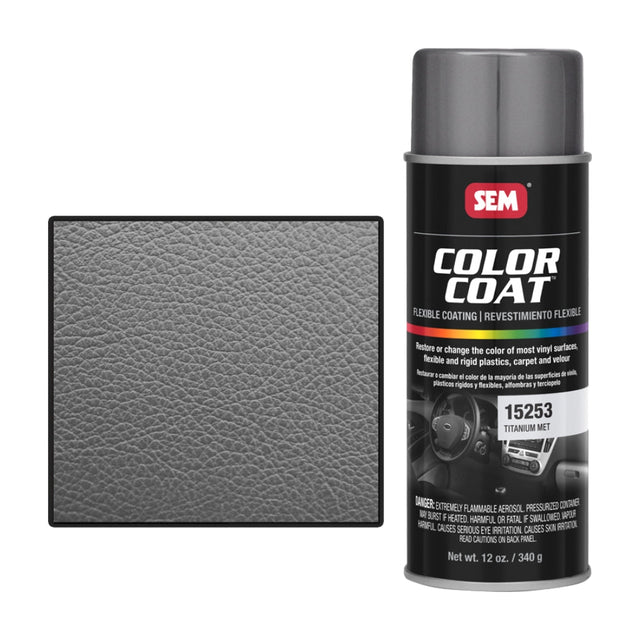 SEM® Color Coat™ Titanium Metallic Vinyl Paint (15253) [12 oz] Image 1