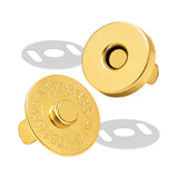 Shiny Brass Magnetic Bag/Purse Snap Image 1