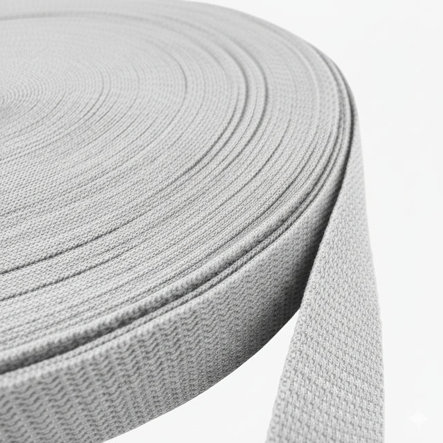 Silver Polypropylene Webbing (1.35 mm) Image 1
