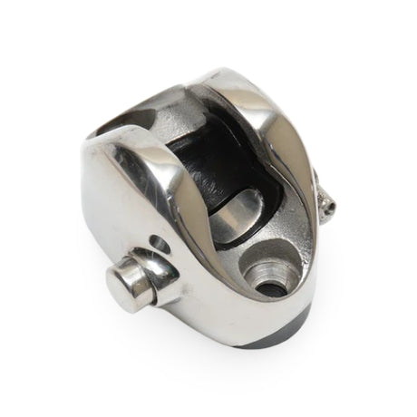 Stainless Steel Swivel Ball Deck Mount with Pull Pin Image 1