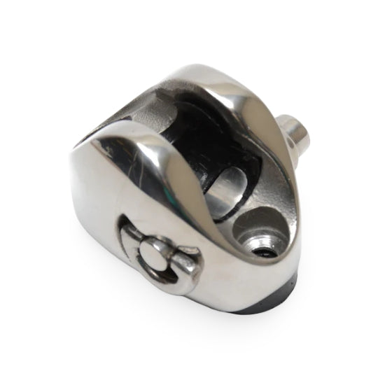 Stainless Steel Swivel Ball Deck Mount with Pull Pin Image 2