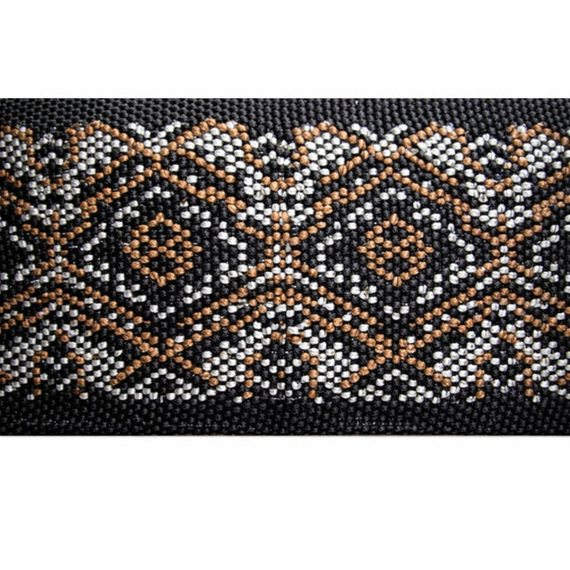 "Tan Tapestry" Polyester Tubular Jacquard Webbing Image 1