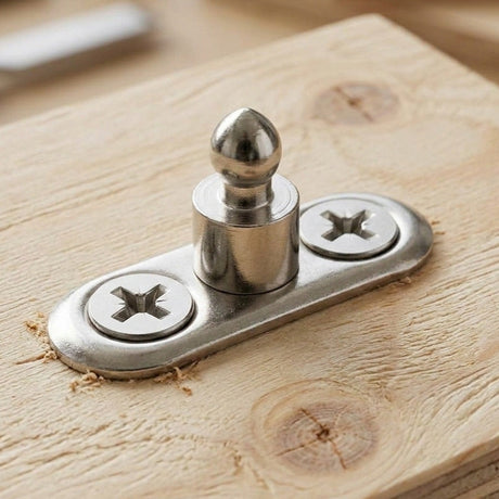 TENAX® Self-Locking Fastener Nickel-Plated Brass Base Peg Image 2