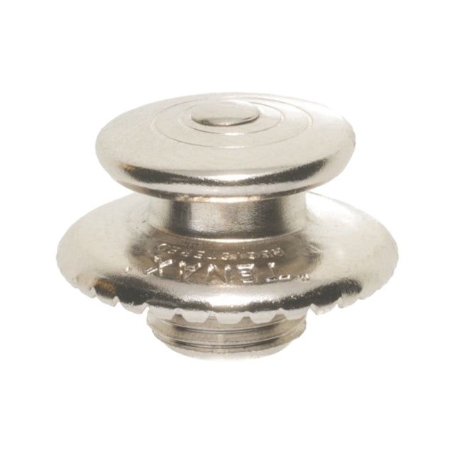 TENAX® Self-Locking Fastener Nickel-Plated Brass Button Image 1