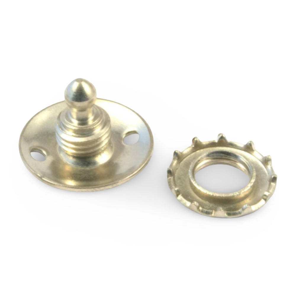 TENAX® Self-Locking Fastener Nickel-Plated Brass Canvas Peg Image 1