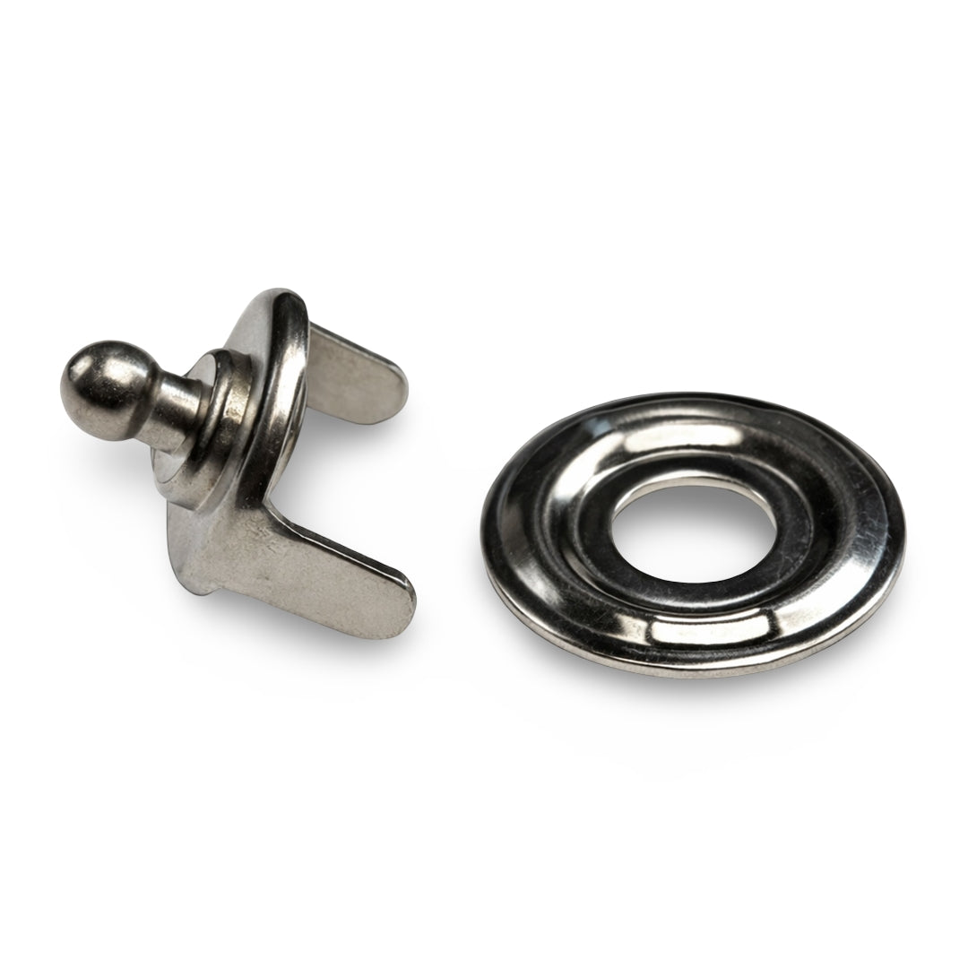 TENAX® Self-Locking Fastener Nickel-Plated Brass Clinch Peg Image 2