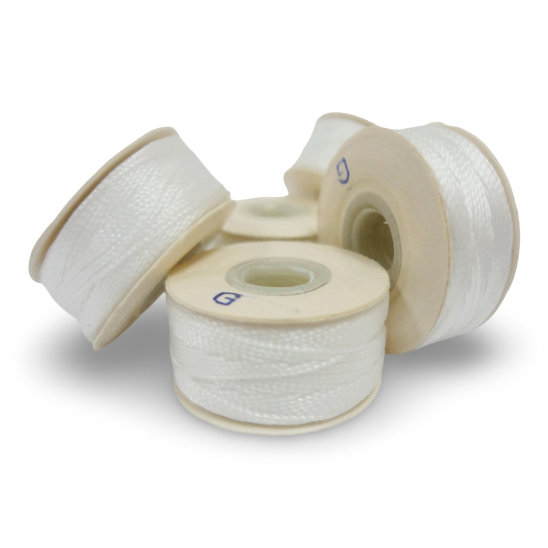 Tex 70 (V-69) White Bonded Nylon Thread Bobbin (30 Yards) Image 1