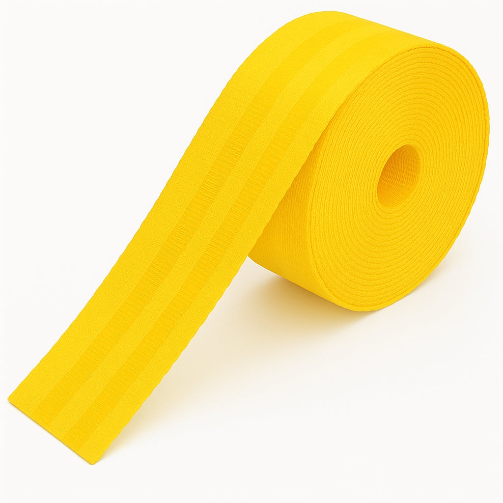 Yellow Polyester Webbing (1.2 mm) Image 1
